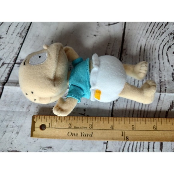 Tommy Pickles 2001 Stuffed Animal Plush Toy Nickelodeon Vintage 6 Inches - Picture 6 of 6